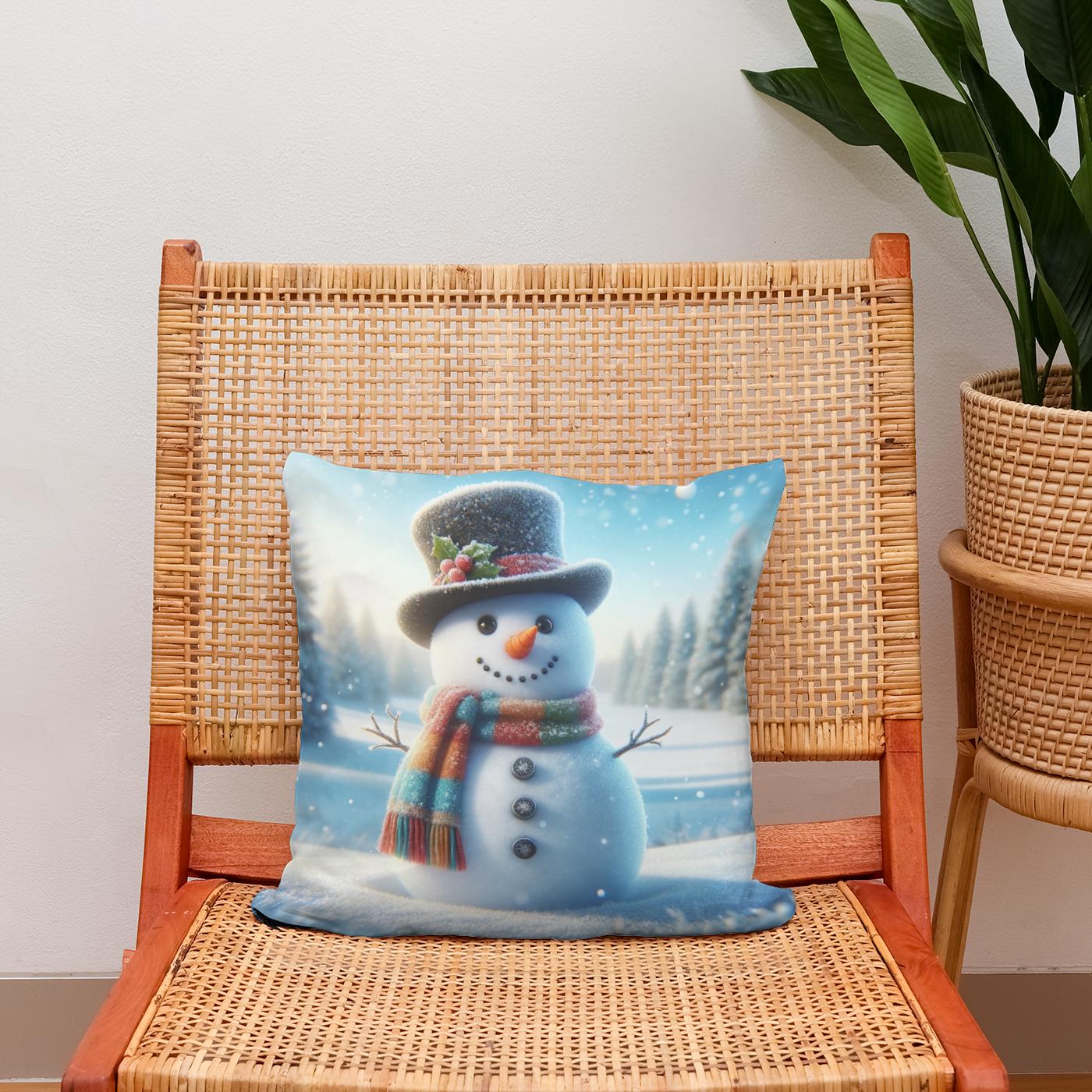 Winter Joy Cotton Cushion