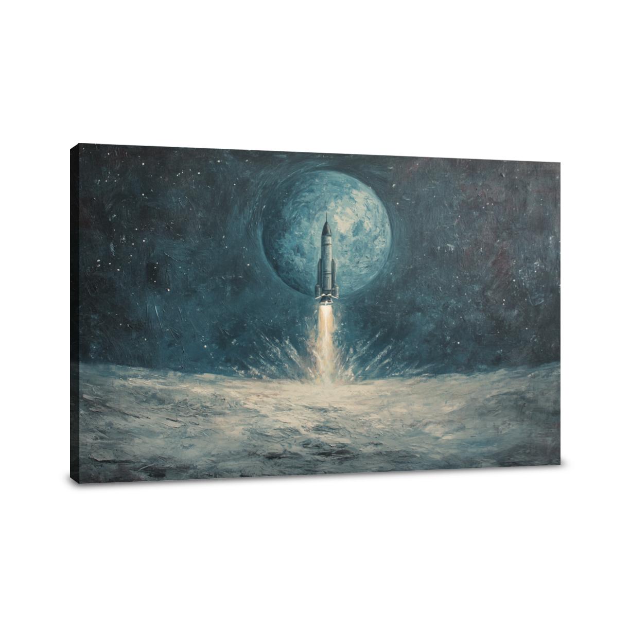 Lunar Descent Canvas