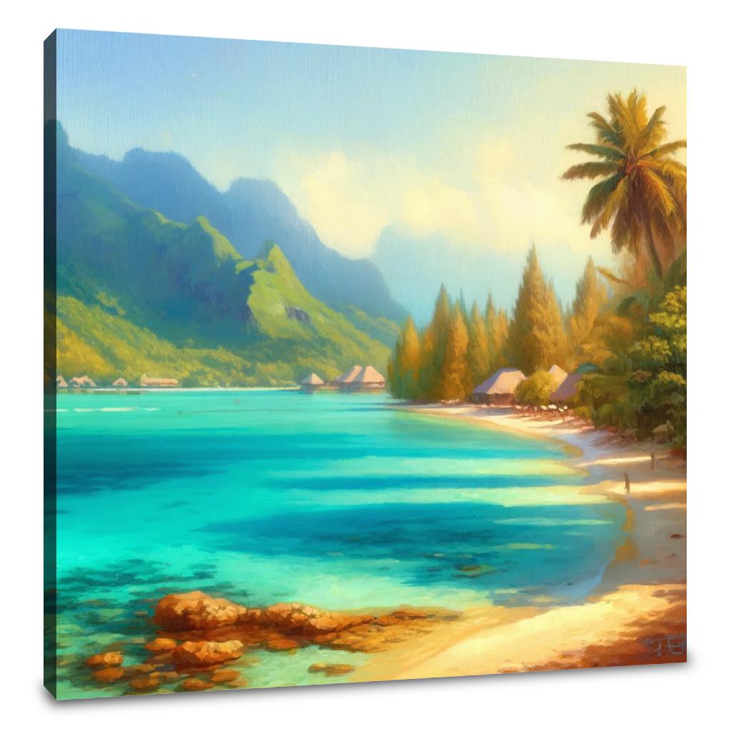 Bora Bora Serenity Canvas