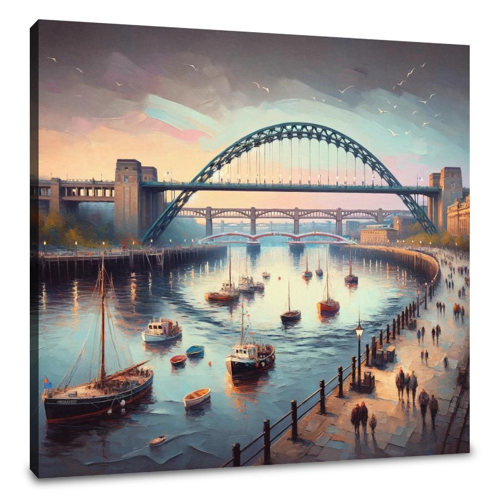 Newcastle Quayside Serenity Canvas