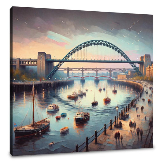 Newcastle Quayside Serenity Canvas