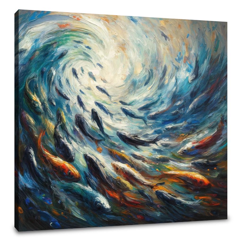 Aquatic Dance Canvas