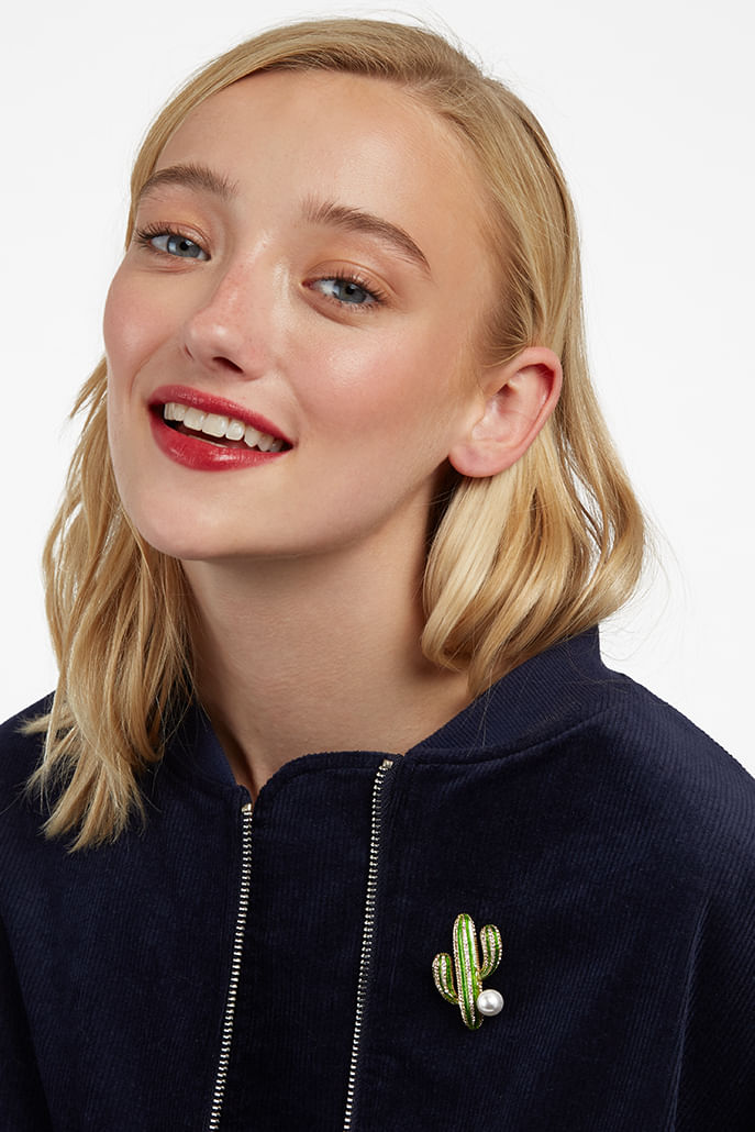 Haggi Cactus Brooch