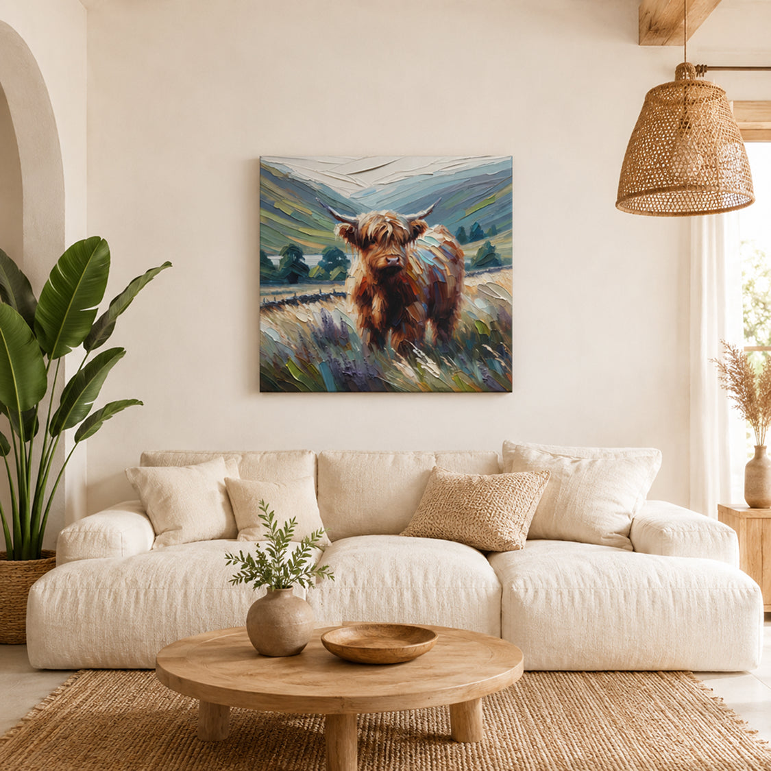 Muted Highland Journey Canvas