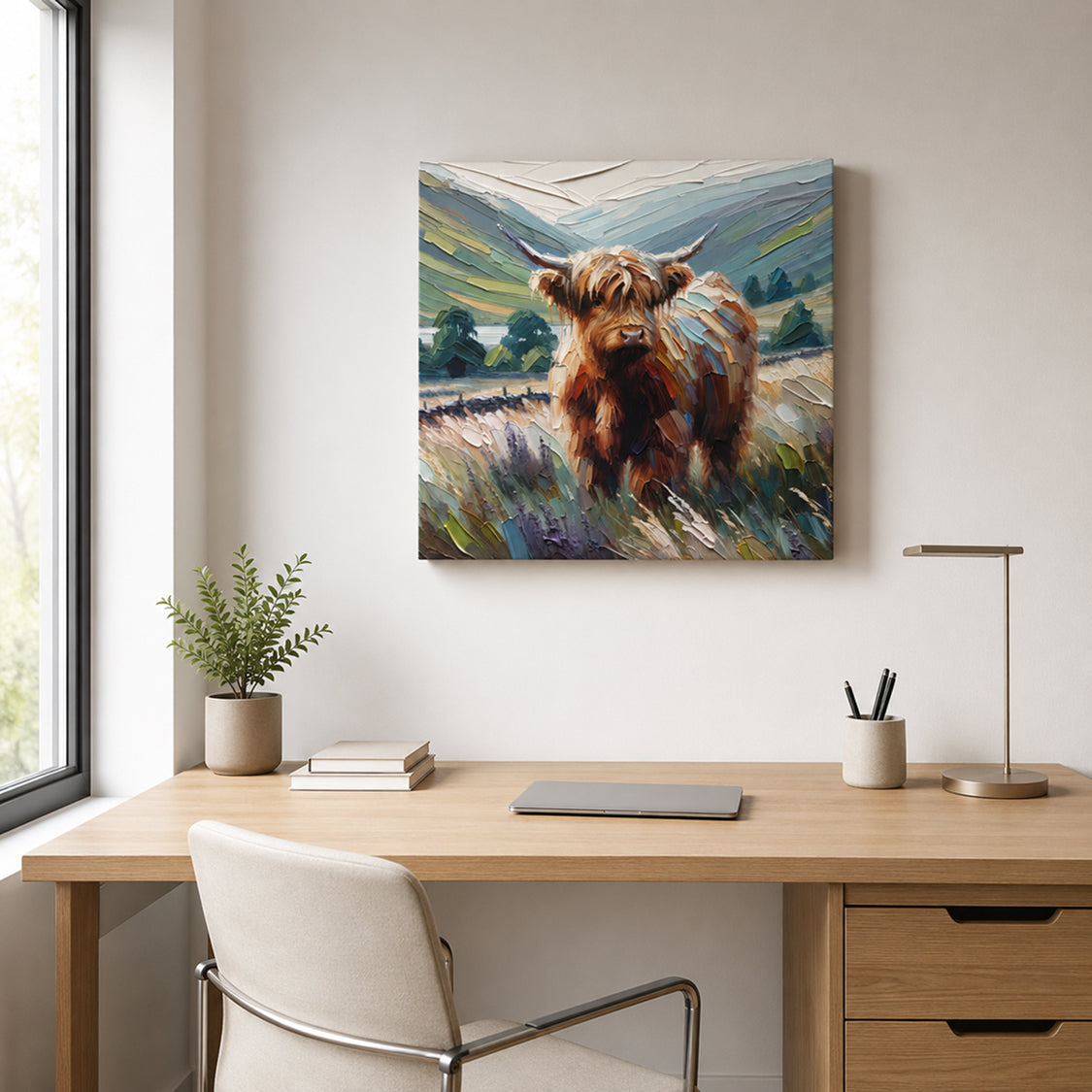 Muted Highland Journey Canvas