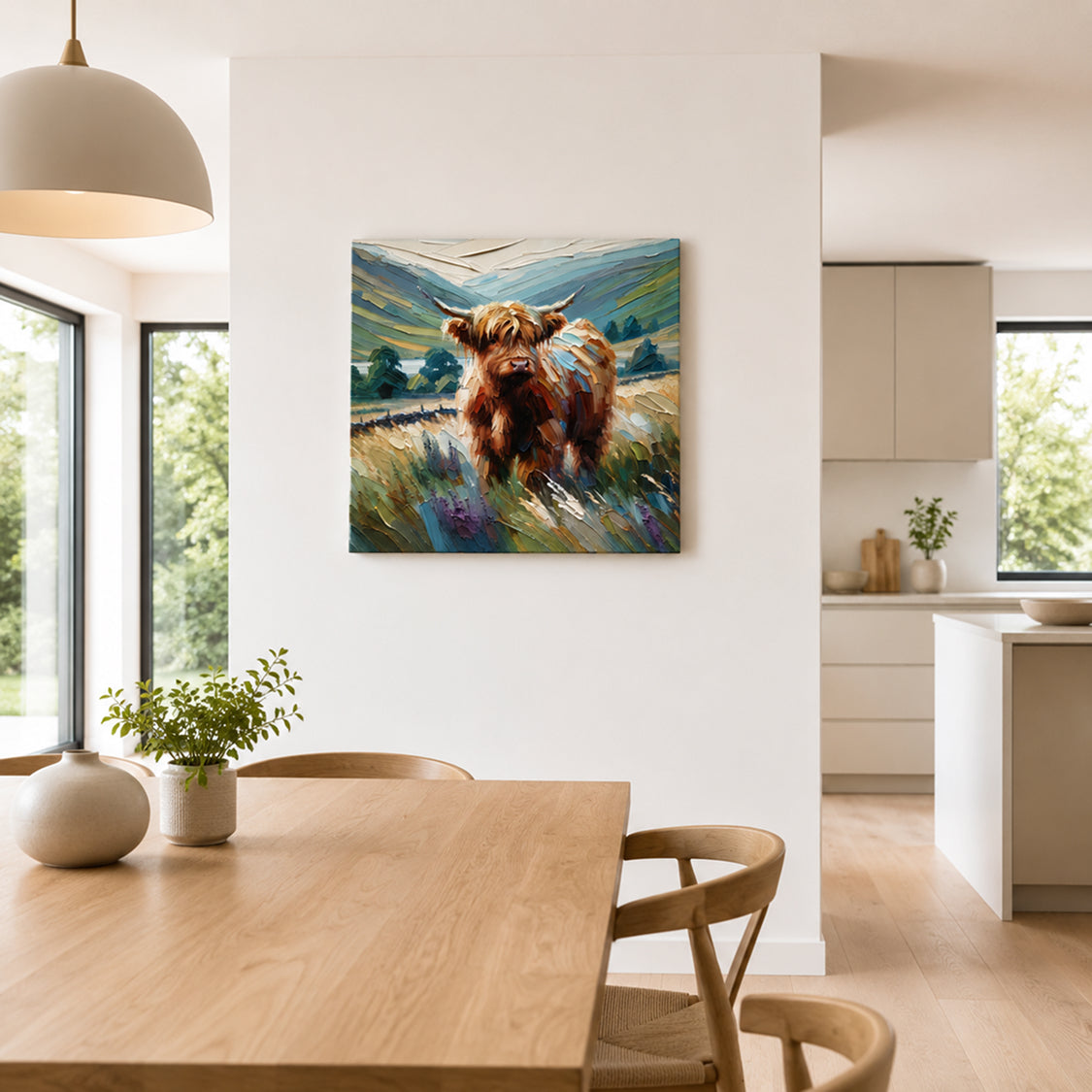 Muted Highland Journey Canvas