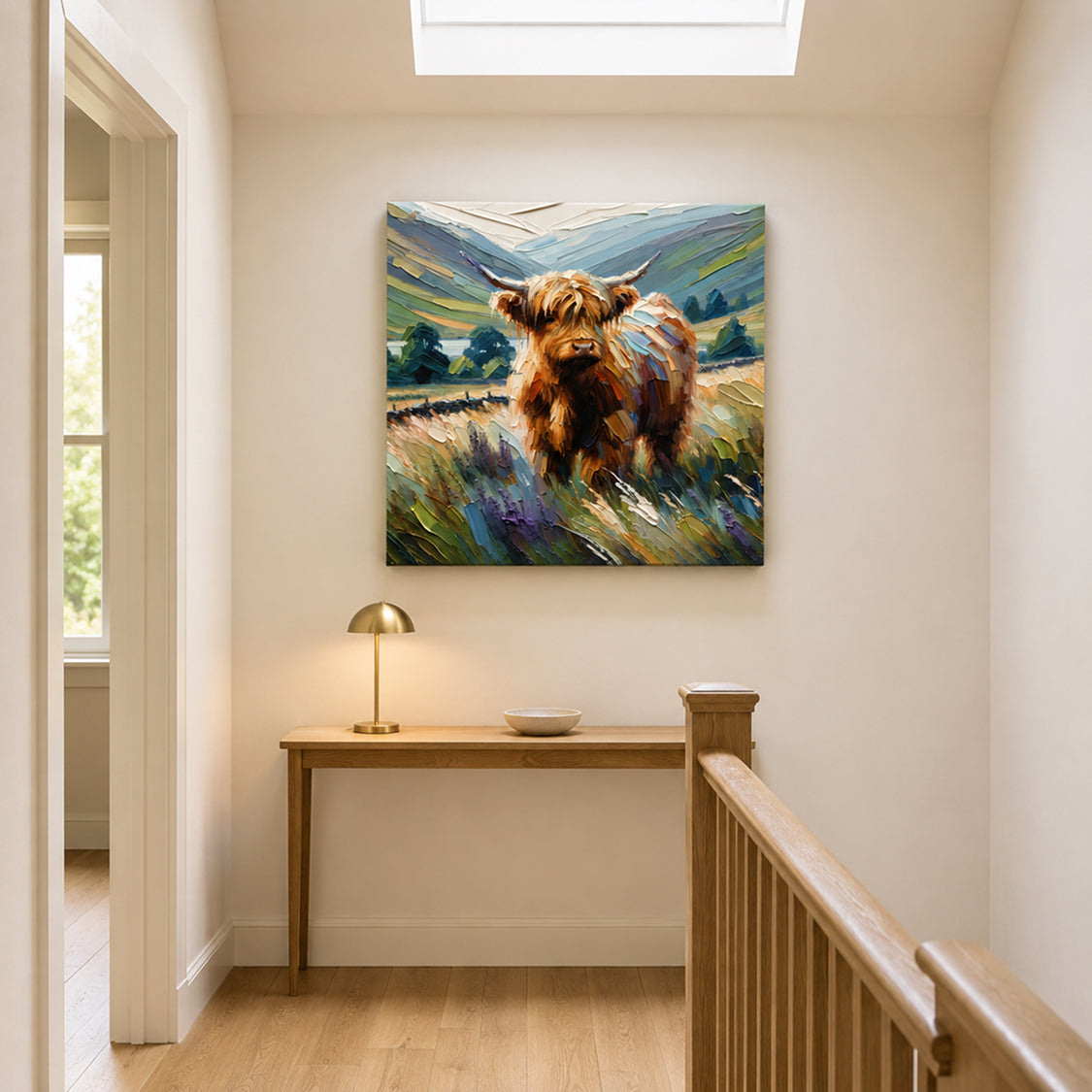 Muted Highland Journey Canvas