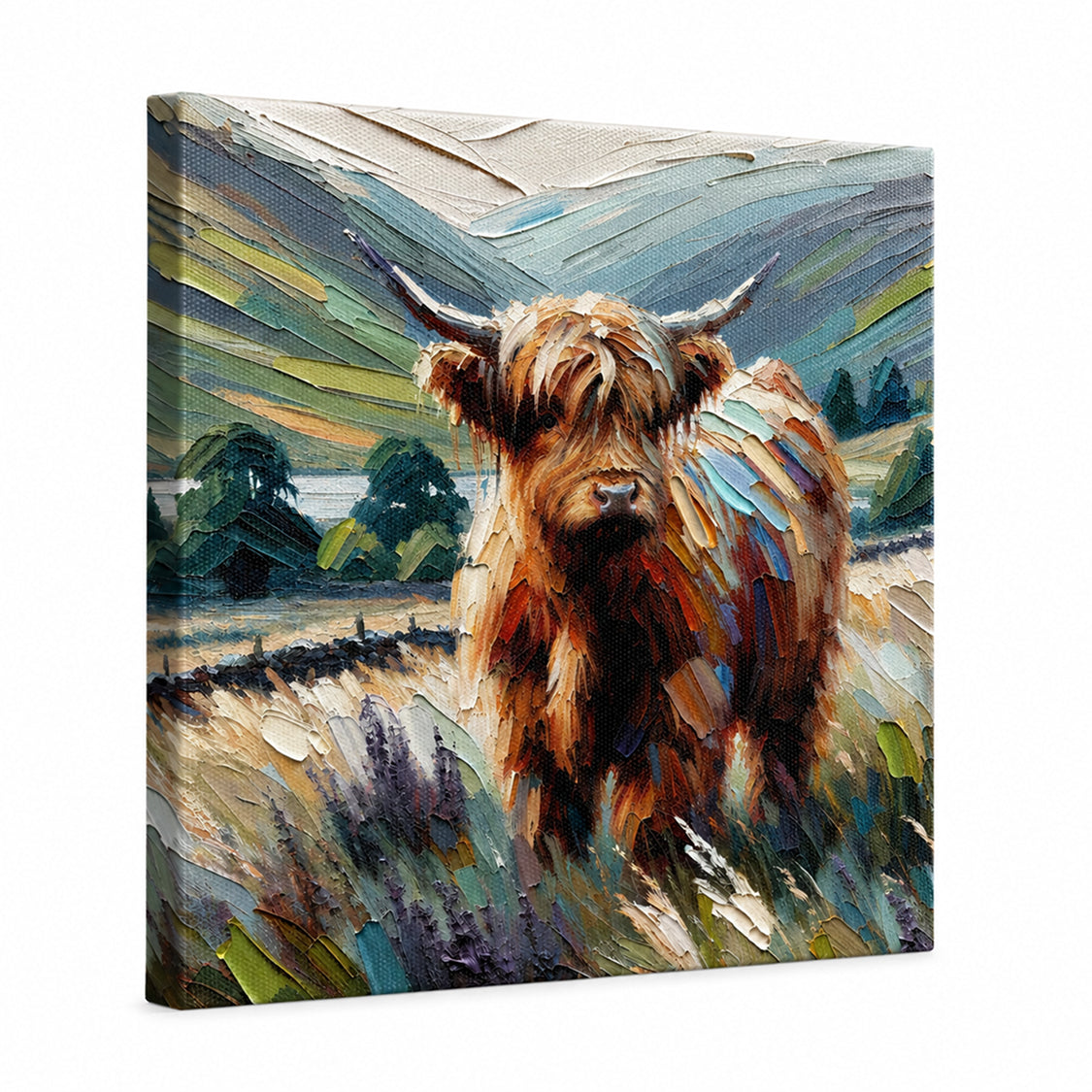 Muted Highland Journey Canvas