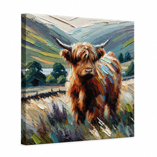 Muted Highland Journey Canvas