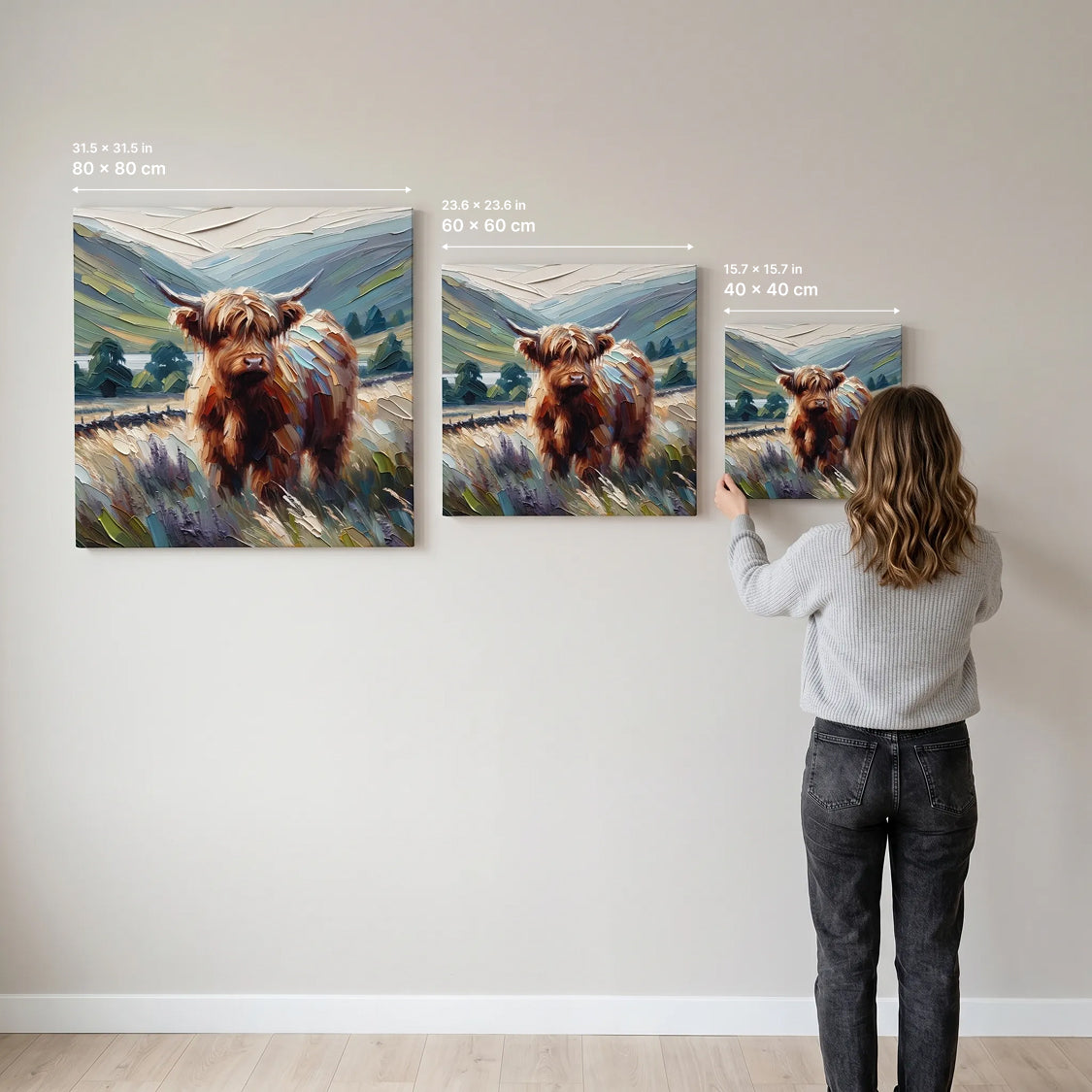 Muted Highland Journey Canvas