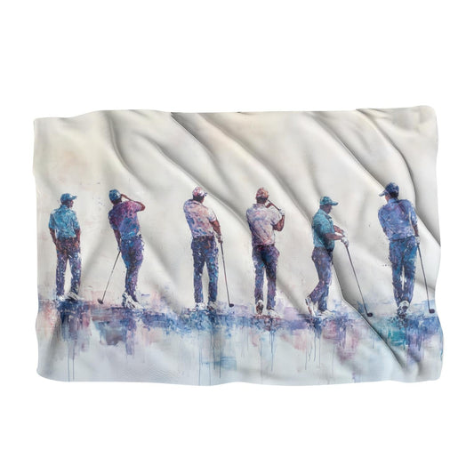Golfers in Motion Blanket