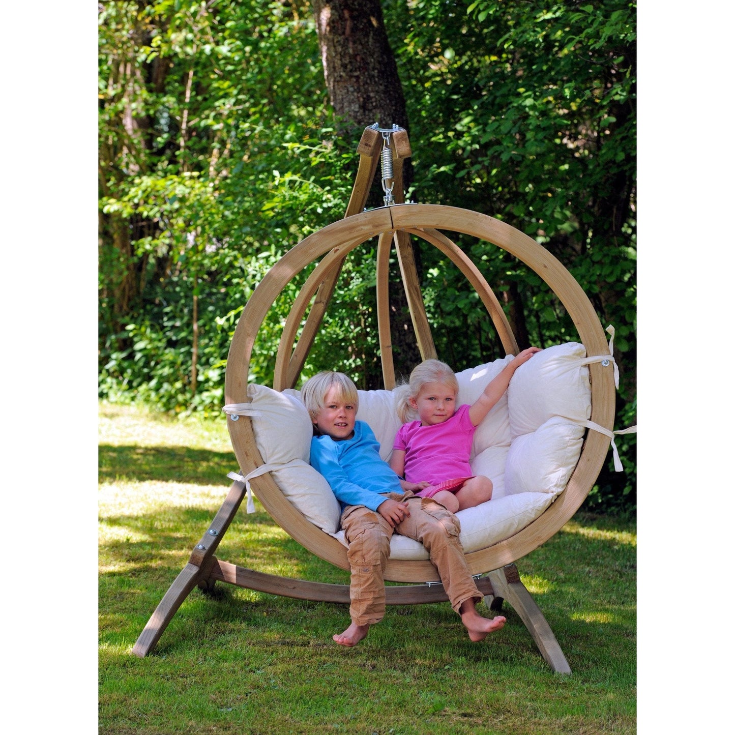 Globo Single Natura Hanging Egg Chair