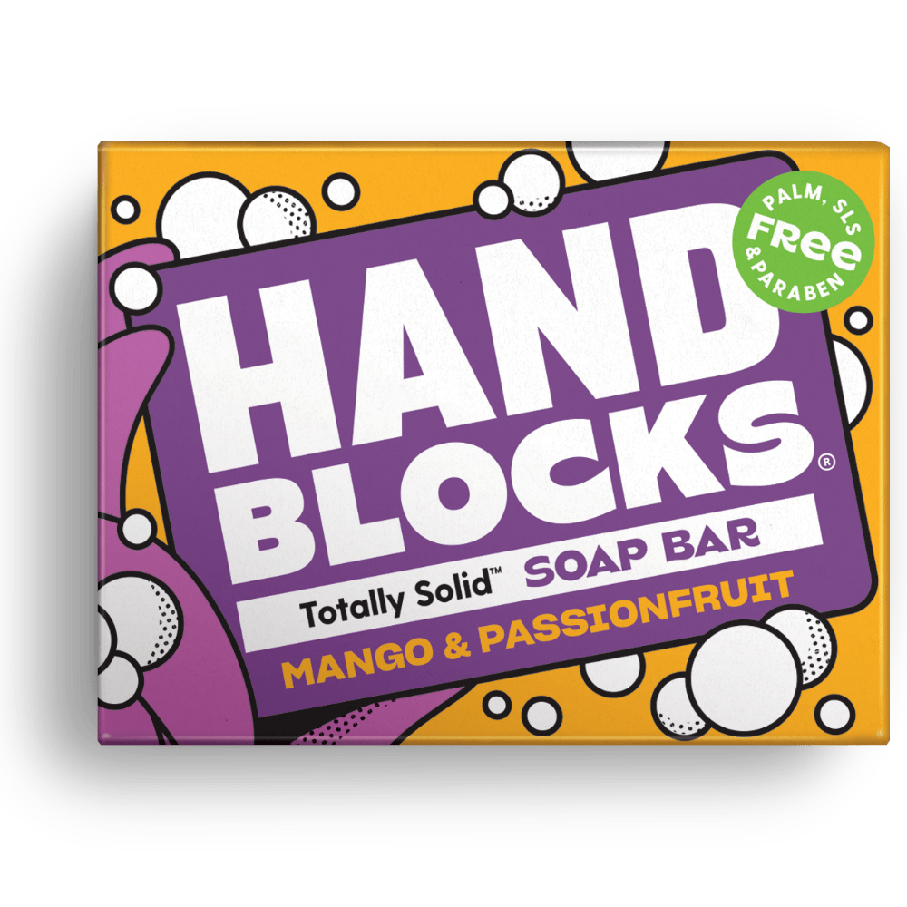 Hand Blocks Soap Mango & Passionfruit - Plastic Free Vegan Hand Soap Bars