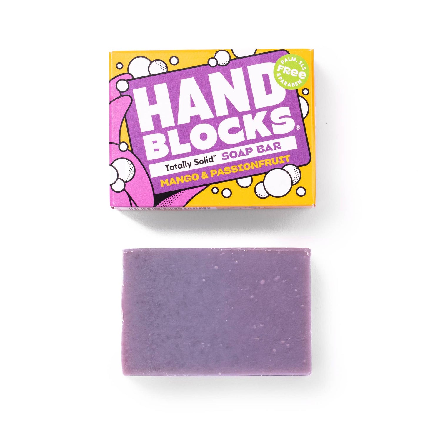 Hand Blocks Soap Mango & Passionfruit - Plastic Free Vegan Hand Soap Bars