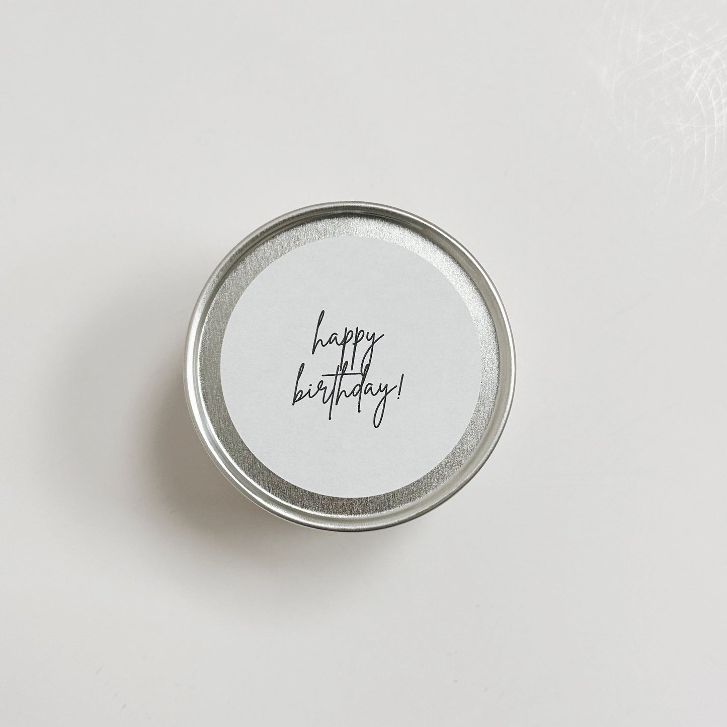 Travel Size 'Happy Birthday' Candle
