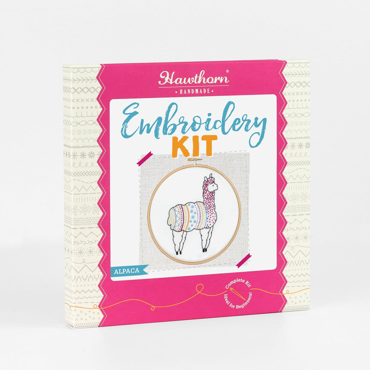 Alpaca Embroidery Kit for Beginners