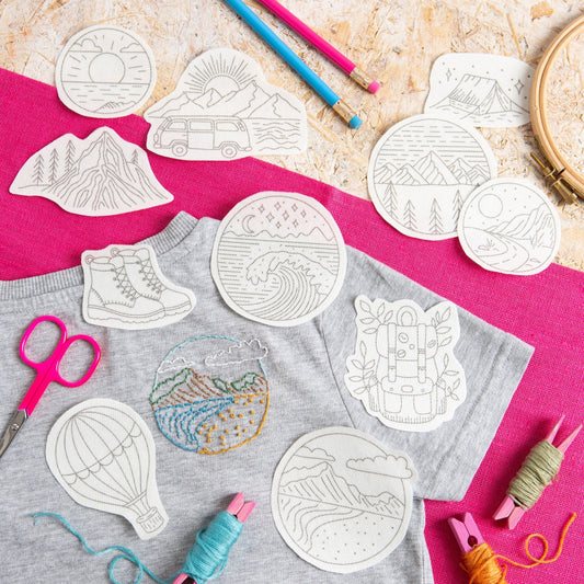 Wander Free Travel Stick & Stitch Embroidery Pack