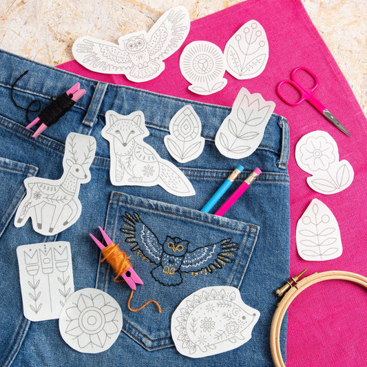 Woodland Folk Stick & Stitch Embroidery Pack