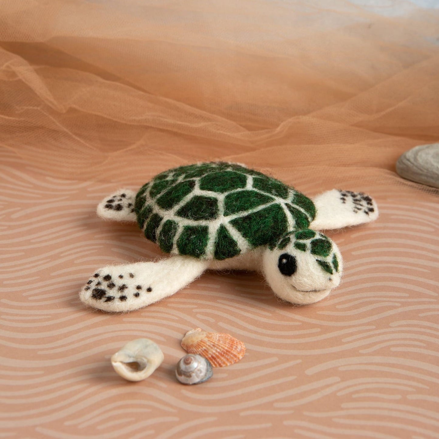 Baby Sea Turtle Needle Felting Kit for Beginners