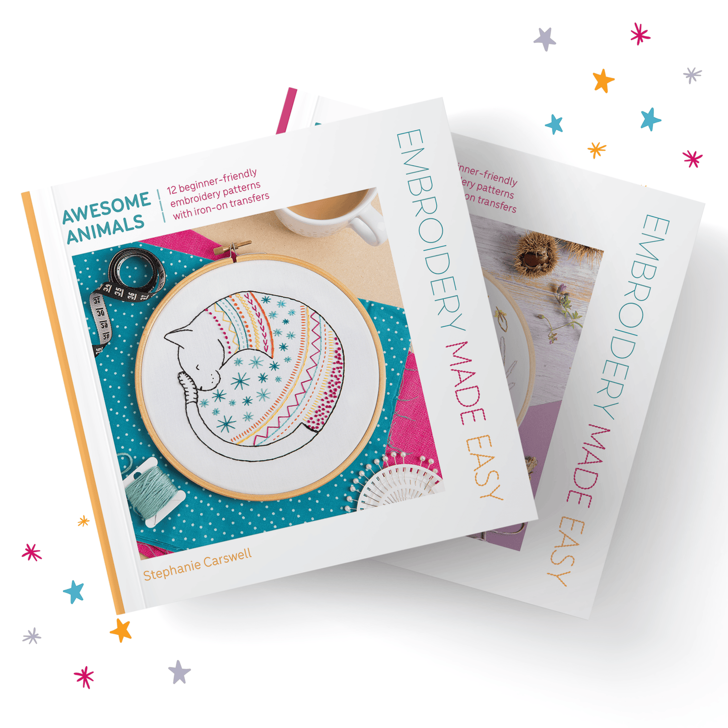 Embroidery Made Easy : Awesome Animals - Embroidery Pattern Book