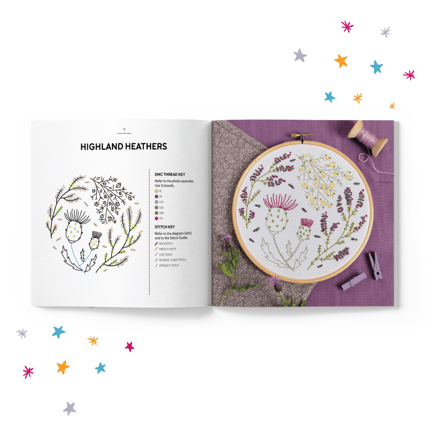Embroidery Made Easy : Botanical Bliss - Embroidery Pattern Book