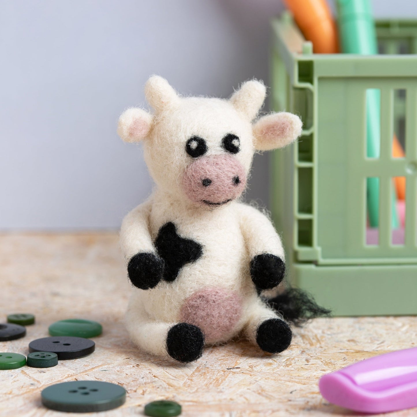 Cow Needle Felting Kit for Beginners