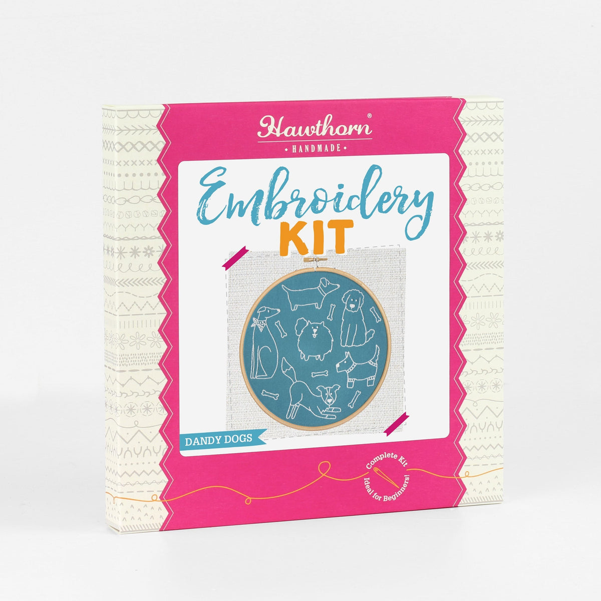 Dandy Dogs Embroidery Kit for Beginners
