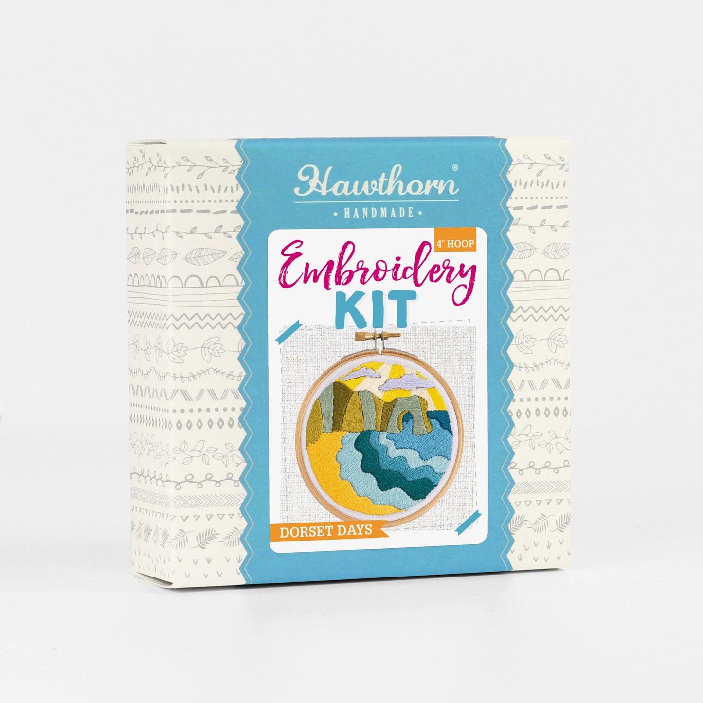 Dorset Days Landscape Mini Embroidery Kit for Beginners