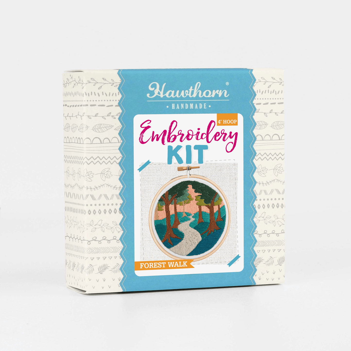 Forest Walk Landscape Mini Embroidery Kit for Beginners