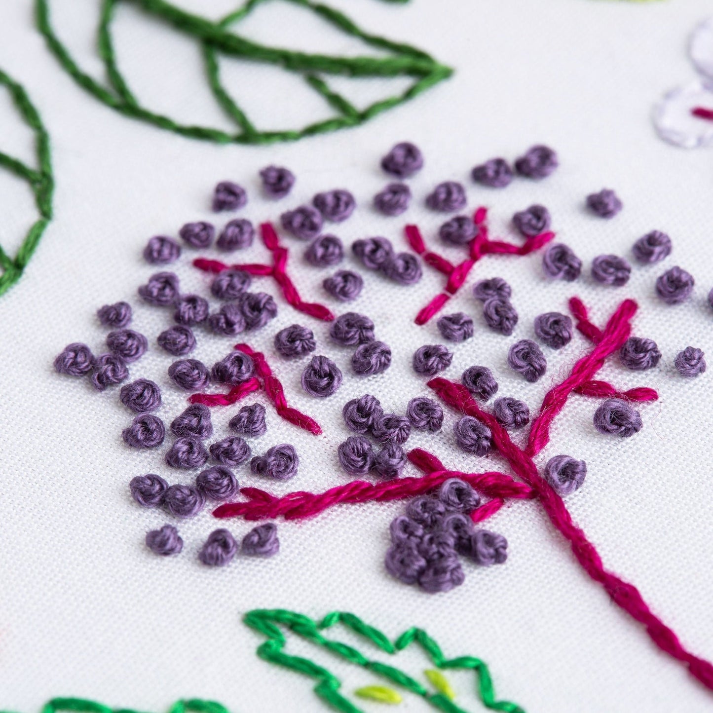 Herbarium Botanical Embroidery Kit for Beginners