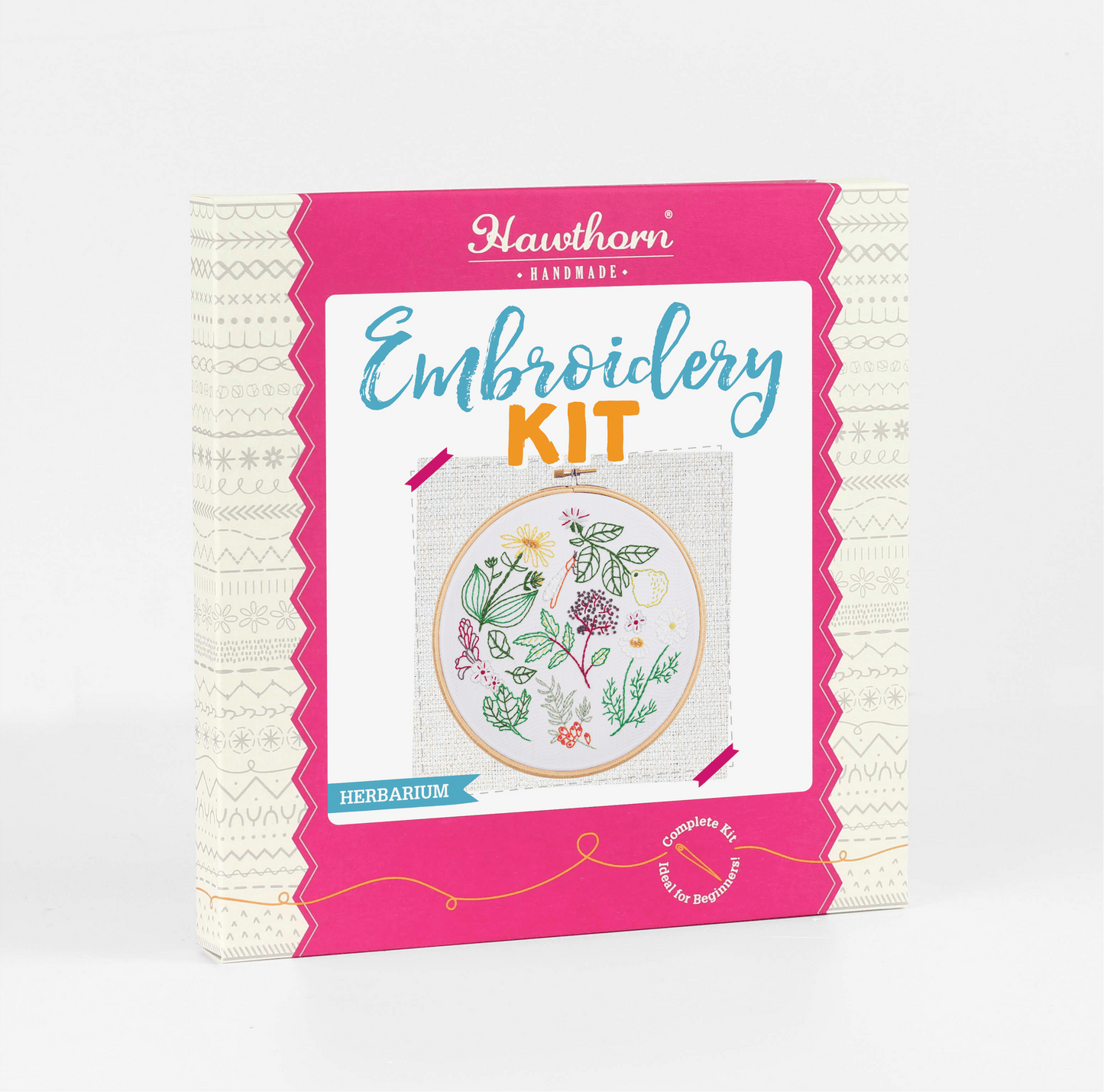 Herbarium Botanical Embroidery Kit for Beginners