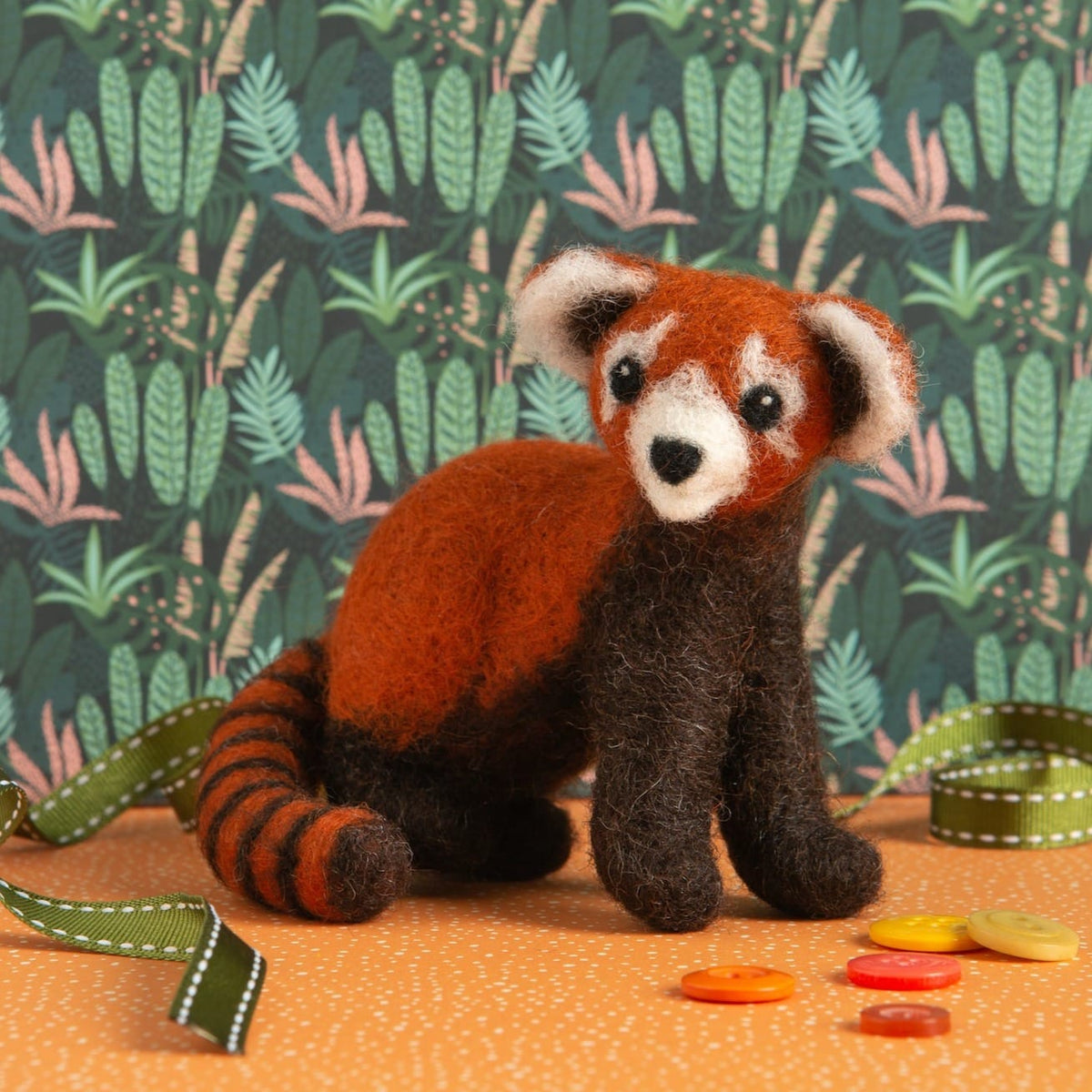 Red Panda Needle Felting Kit for Beginners