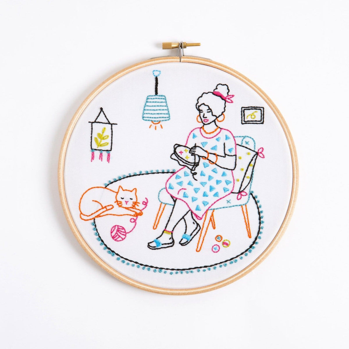 Relax - Stitching Embroidery Kit for Beginners