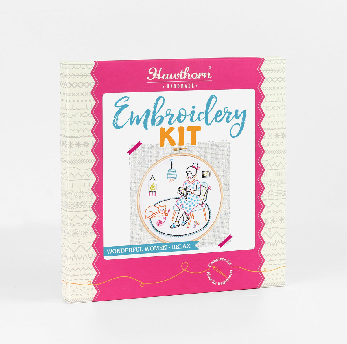Relax - Stitching Embroidery Kit for Beginners
