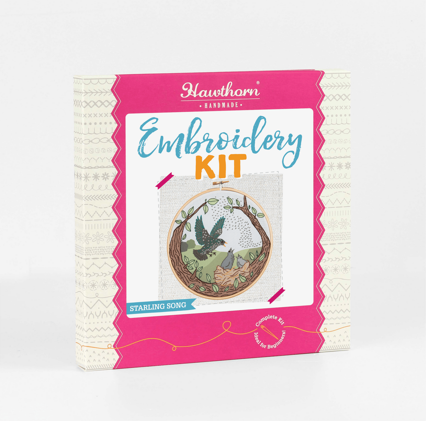 Starling Song Embroidery Kit for Beginners