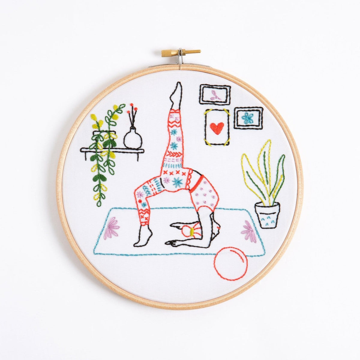 Stretch - Yoga Embroidery Kit for Beginners