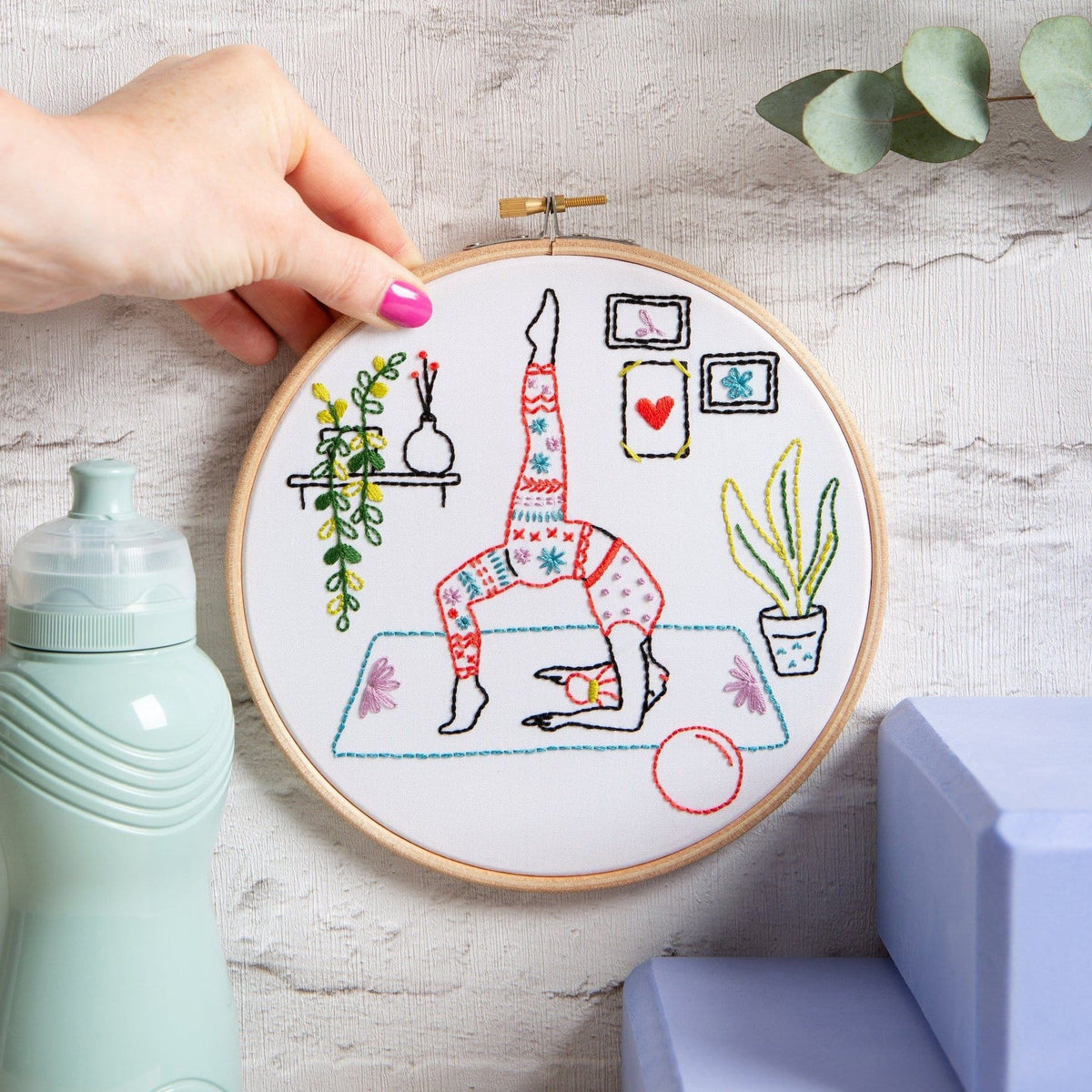 Stretch - Yoga Embroidery Kit for Beginners