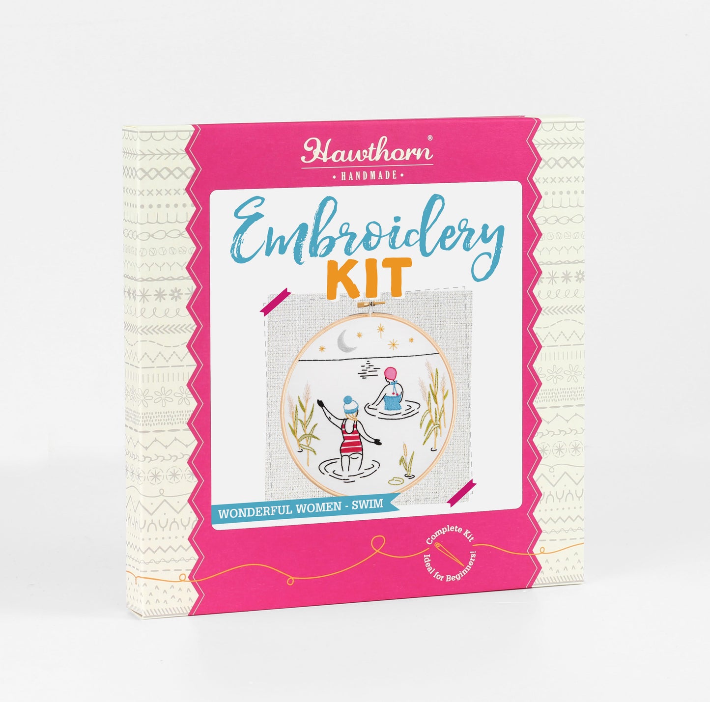 Swim - Wild Swimming Embroidery Kit for Beginners