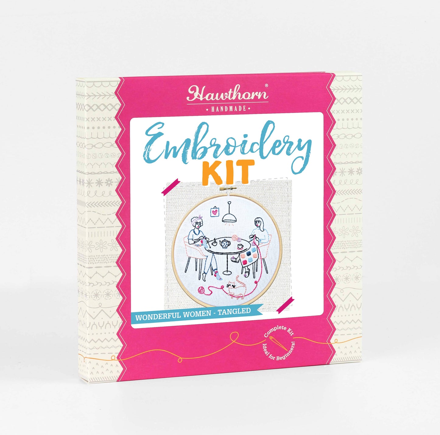 Tangled - Knitting and Crochet Embroidery Kit for Beginners