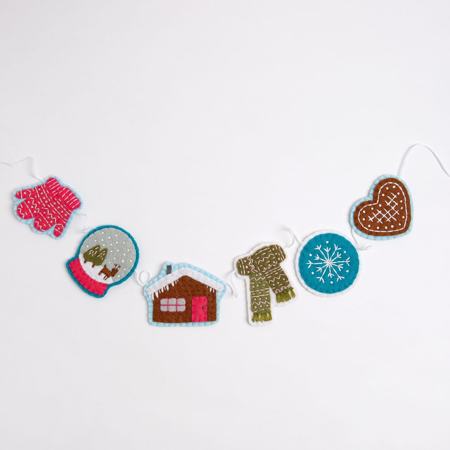 Winter Garland Felt Craft Kit for Beginners