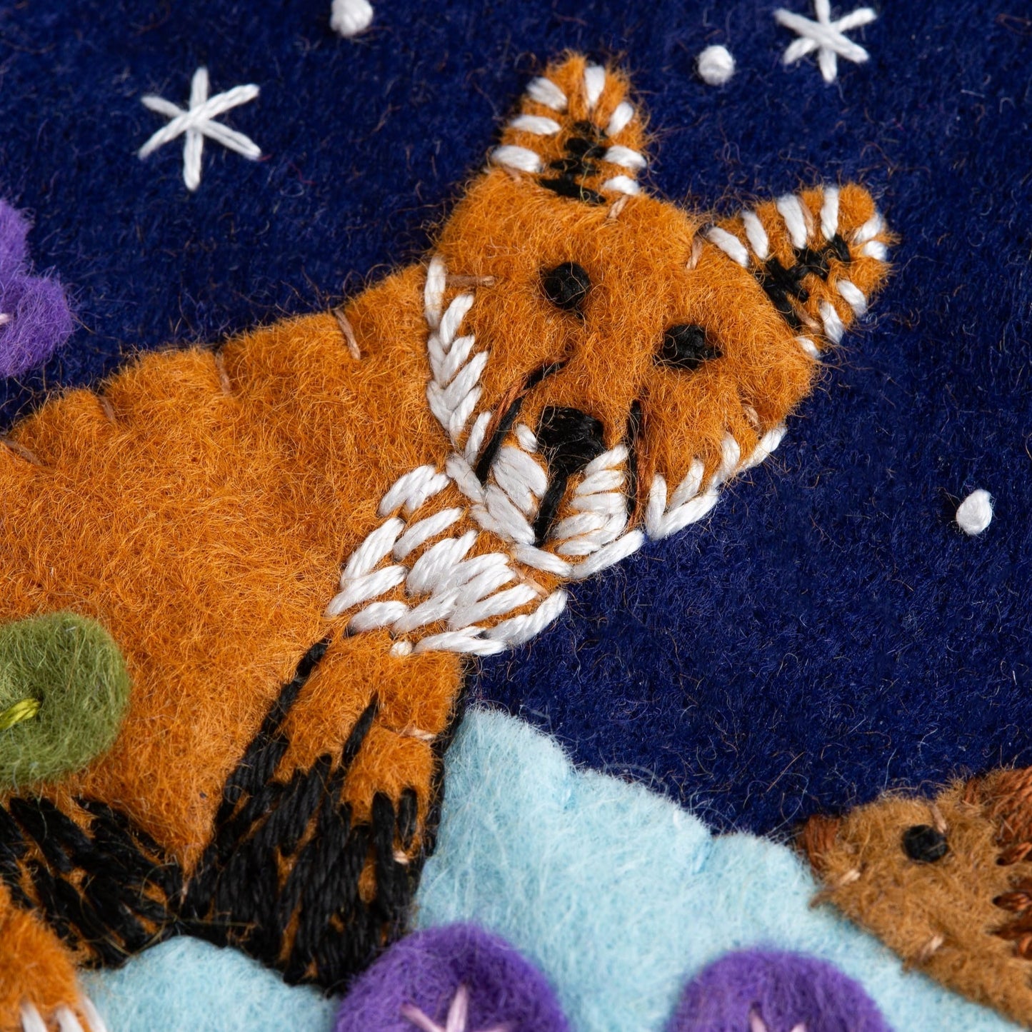 Woodland Pennant Felt Craft Kit for Beginners