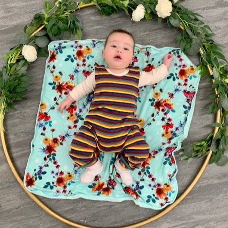 Hazel Stripe Dungarees