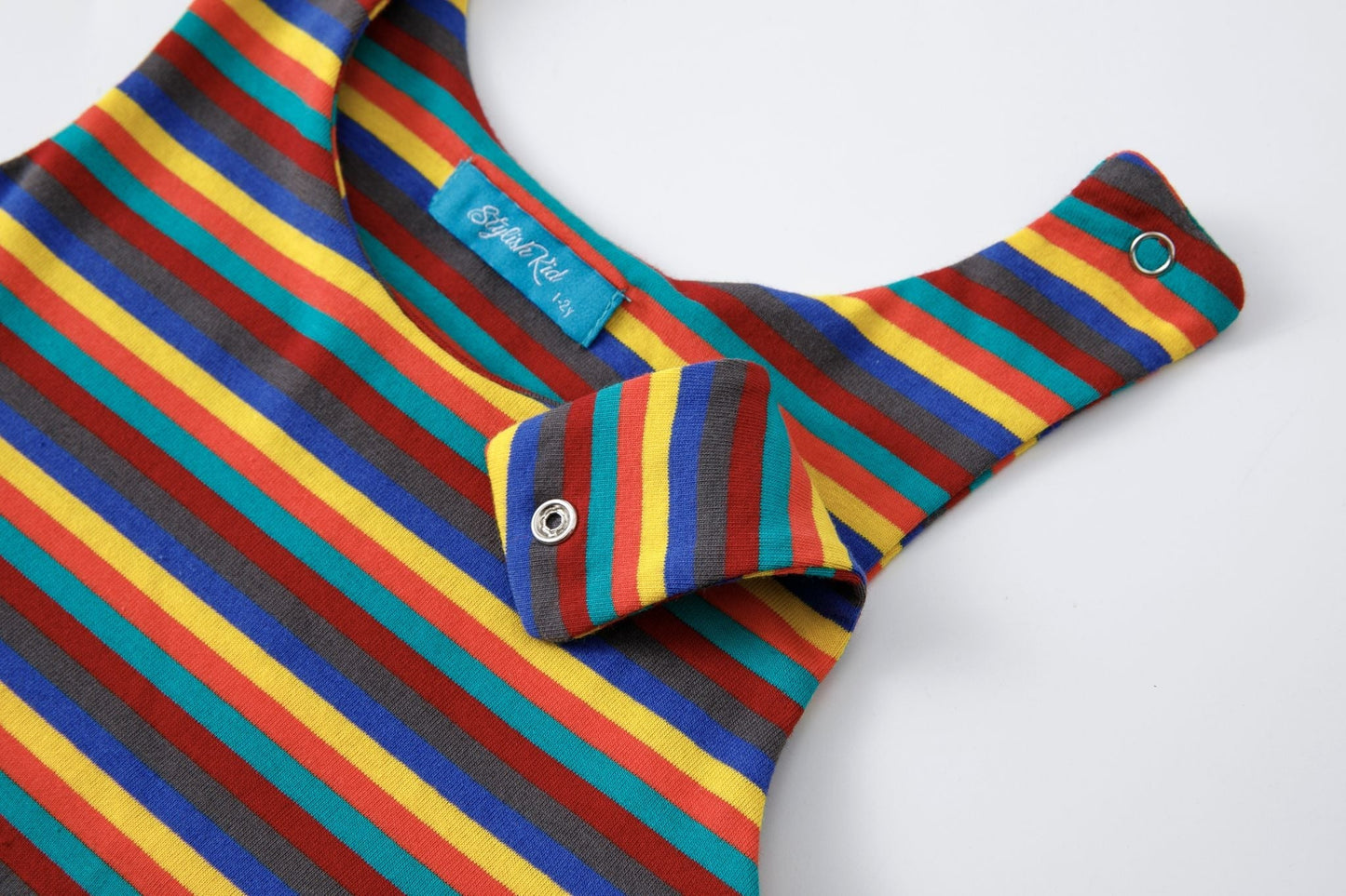 Hazel Stripe Dungarees