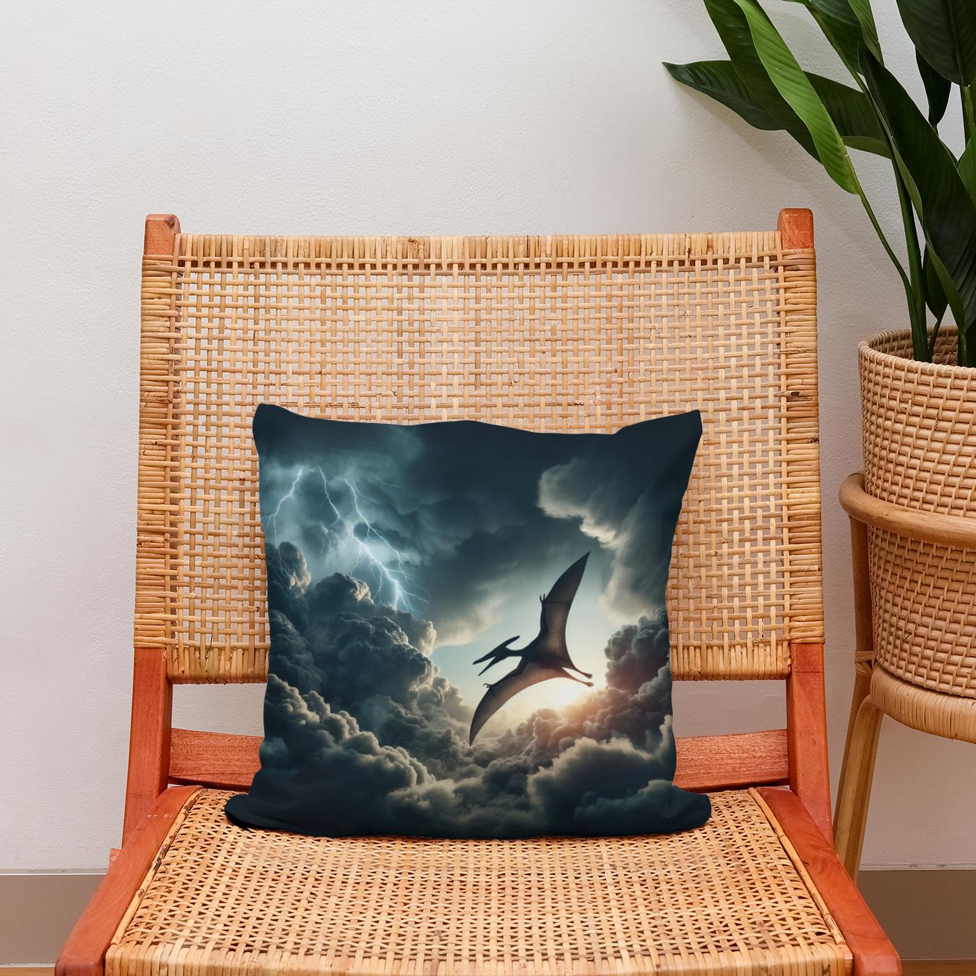 Storm Rider Pterodactyl Cotton Cushion
