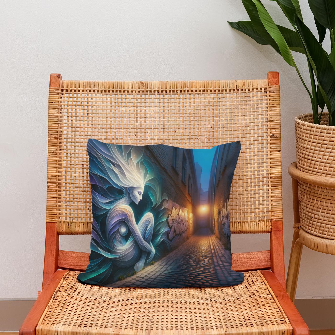 Whispering Alley Cotton Cushion