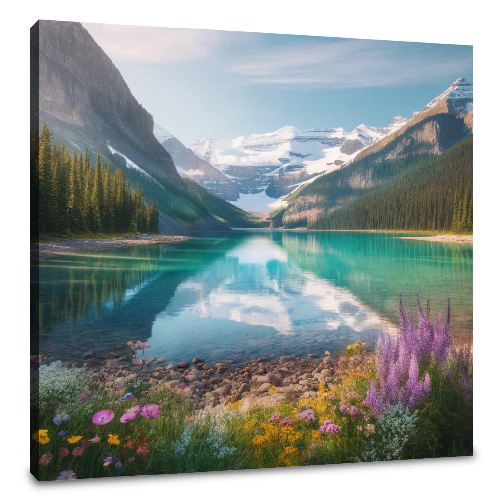 Lake Louise Tranquility Canvas