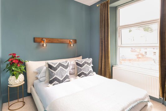 Headboard Twin Wall Lights – Handcrafted Rustic Bedside Lighting