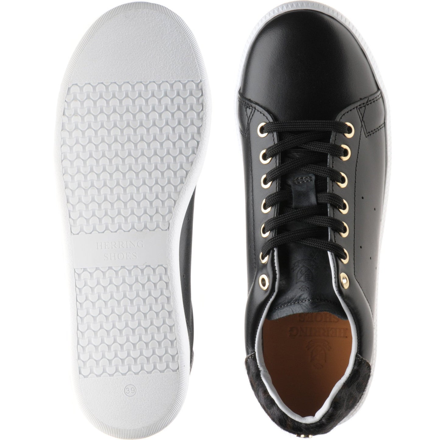 Herring Athena ladies rubber-soled in black