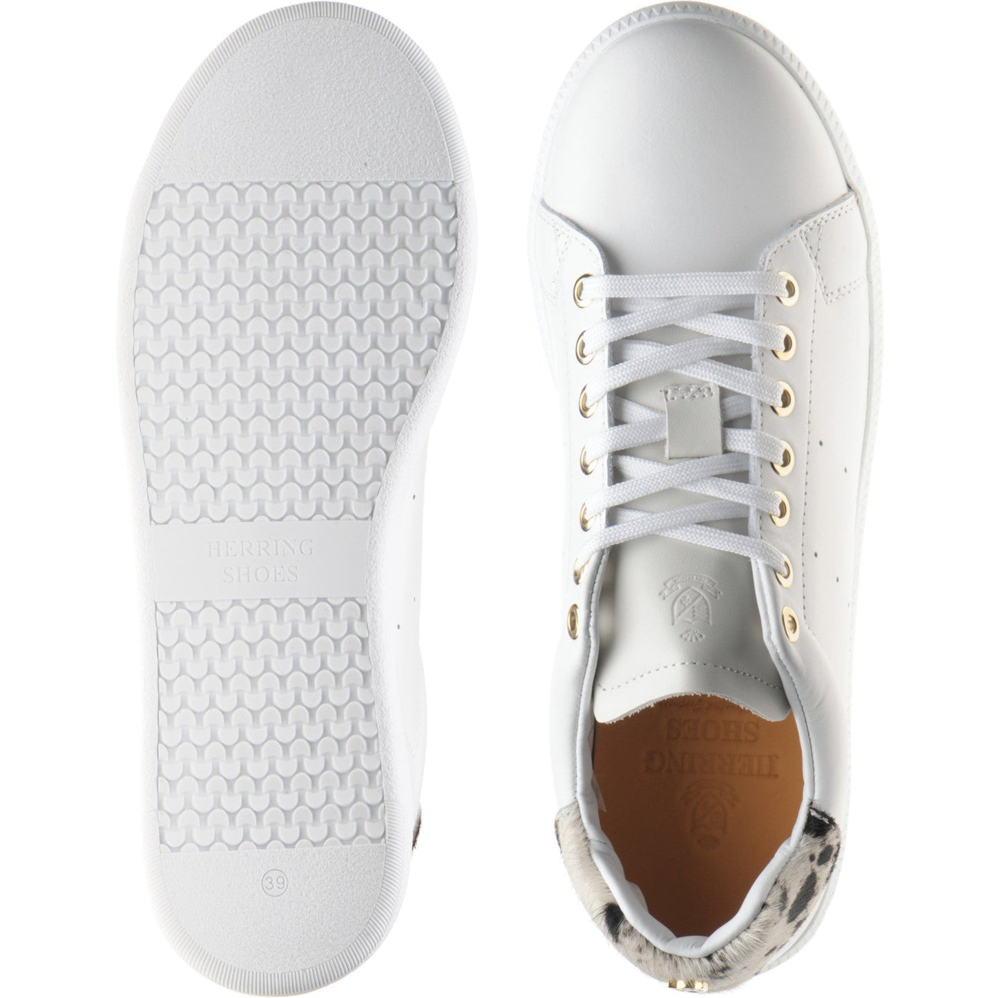 Herring Athena ladies rubber-soled in white