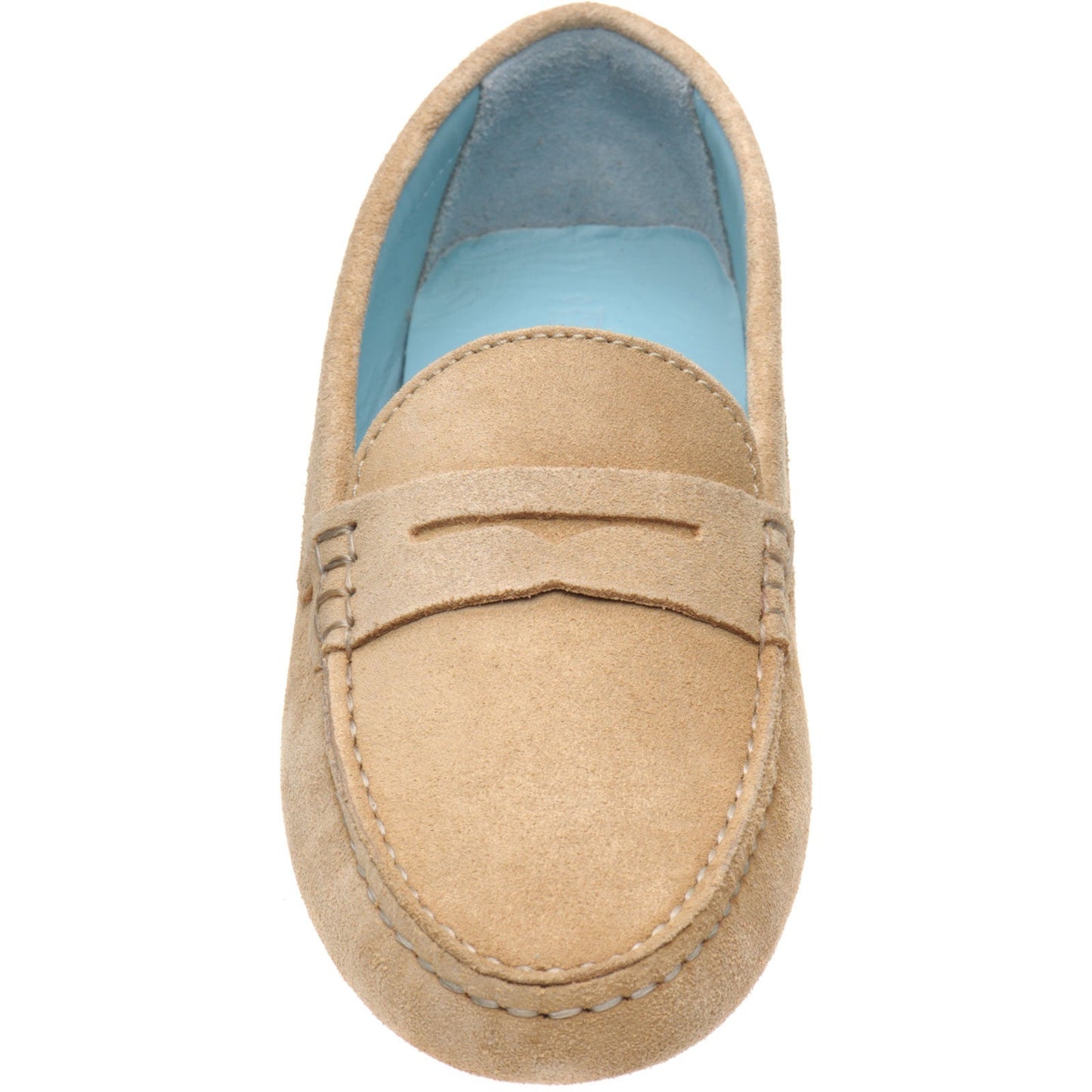 Herring Louisa ladies rubber-soled driving moccasins in sand suede